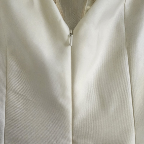 Lulu's Vow to Love Off-the Shoulder Mermaid Maxi Wedding Dress, Sz 10 - Picture 10 of 15